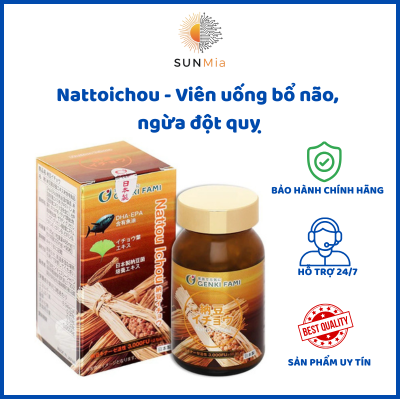 Nattoichou - Viên uống bổ não, ngừa đột quỵ