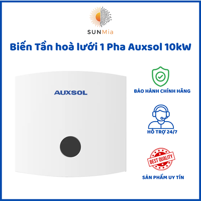 Biến Tần hoà lưới 1 Pha Auxsol 10000